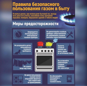 ПАМЯТКА: если Вы почувствовали газа в квартире