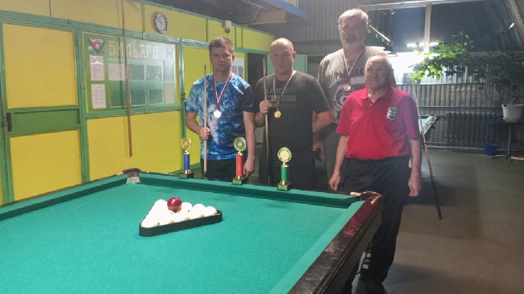 Первенство муниципального округа Серебряные Пруды по бильярду среди мужчин