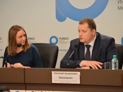 Итоги года подвёл сегодня министр ЖКХ Московской области Евгений Хромушин в пресс-центре в «РИАМО» Итоги года подвёл сегодня министр ЖКХ Московской области Евгений Хромушин в пресс-центре в «РИАМО»