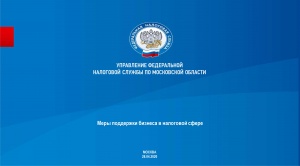 Меры поддержки бизнеса в налоговой сфере Меры поддержки бизнеса в налоговой сфере