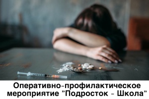 Комплексное оперативно-профилактическое мероприятие «Подросток - Школа»