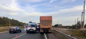 Спасатели деблокировали пострадавшего в ДТП в Серебряных Прудах 