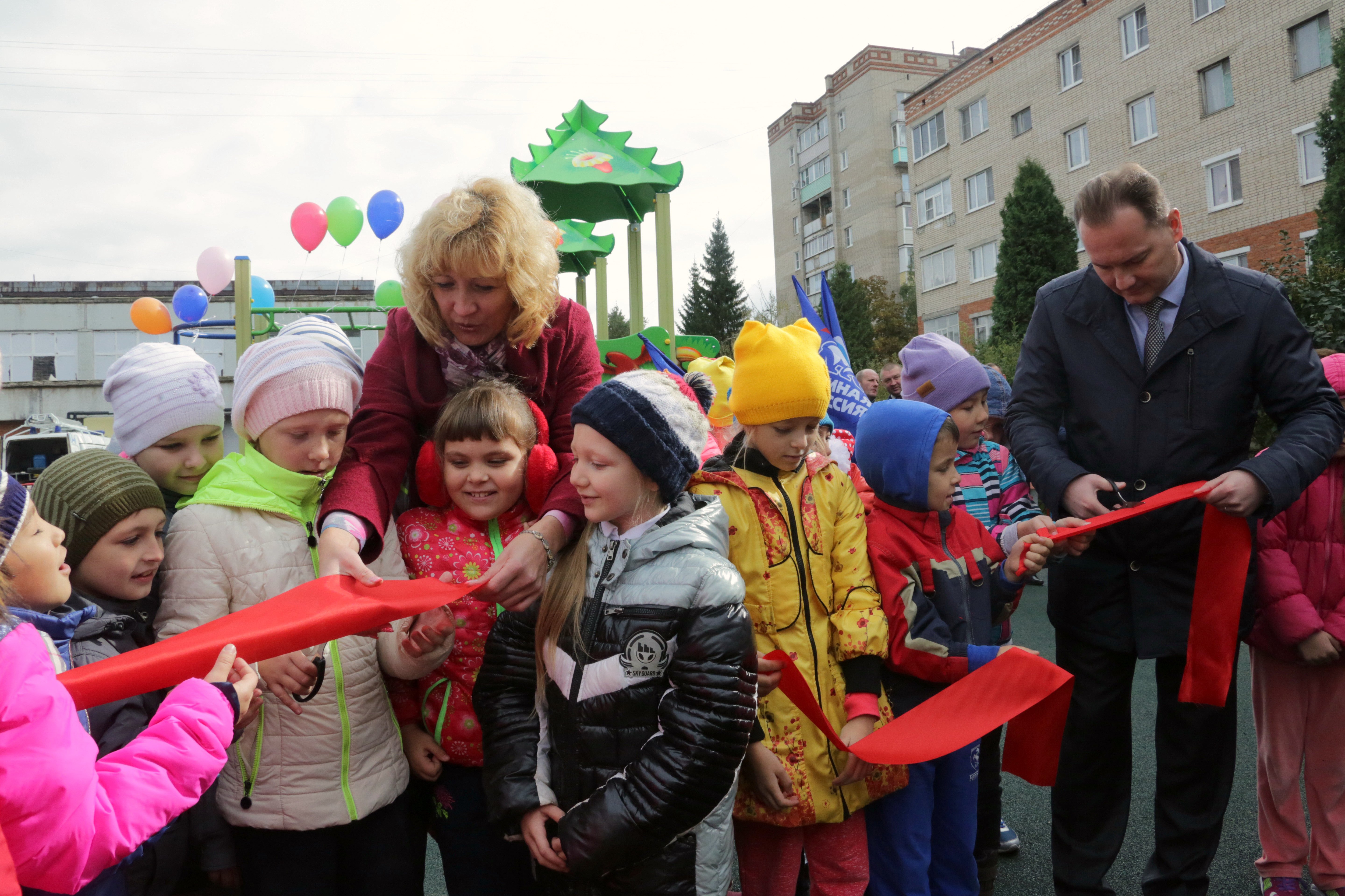 В Подмосковье с начала года открыта 81 детская площадка по программе Губернатора 