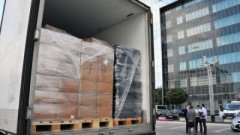 Гуманитарную помощь отправили из Серебряно-Прудского района в Донбасс Гуманитарную помощь отправили из Серебряно-Прудского района в Донбасс