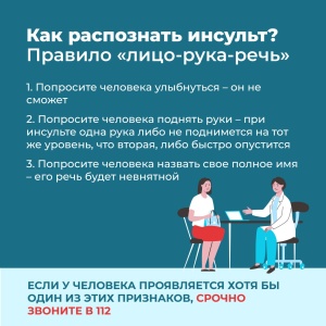 Как распознать инсульт и спасти жизнь близкого человека?