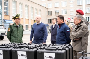 Андрей Воробьев и Владимир Соловьев посетили центр специальной подготовки «Витязь» в Балашихе