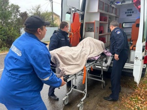 Спасатели «Мособлпожспас» приняли участие в госпитализации пациента в Серебряных Прудах 