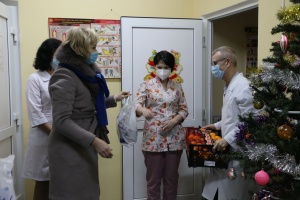 Подмосковные единороссы в новогодние праздники поздравили более 11 тысяч медицинских работников