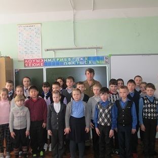 Встреча с воином- интернационалистом Блажновым Г.И.
