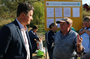 Глава округа встретился с жителями д. Никольское