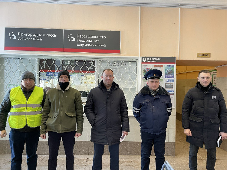 Проведено комиссионное обследование железнодорожного вокзала ст. Узуново.  Проведено комиссионное обследование железнодорожного вокзала ст. Узуново.