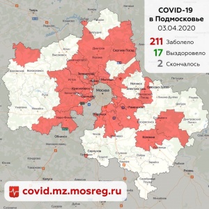 34 новых случая заболевания коронавирусом зафиксированы в Подмосковье за последние сутки 34 новых случая заболевания коронавирусом зафиксированы в Подмосковье за последние сутки