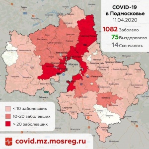 В Подмосковье за сутки выявлено 152 новых случая заболевания коронавирусом В Подмосковье за сутки выявлено 152 новых случая заболевания коронавирусом