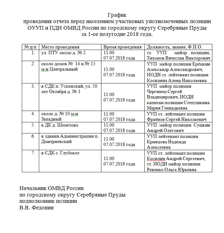 График проведения отчета перед населением за 1-ое полугодие 2018 года.JPG